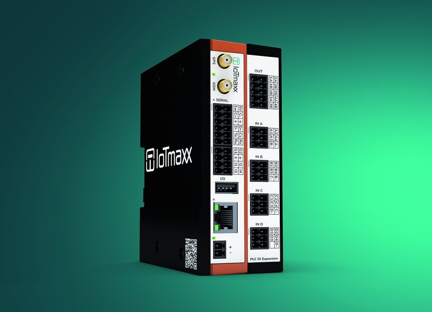 IoTmaxx stellt neues IIoT-Gateway mit PLC-Erweiterung vor